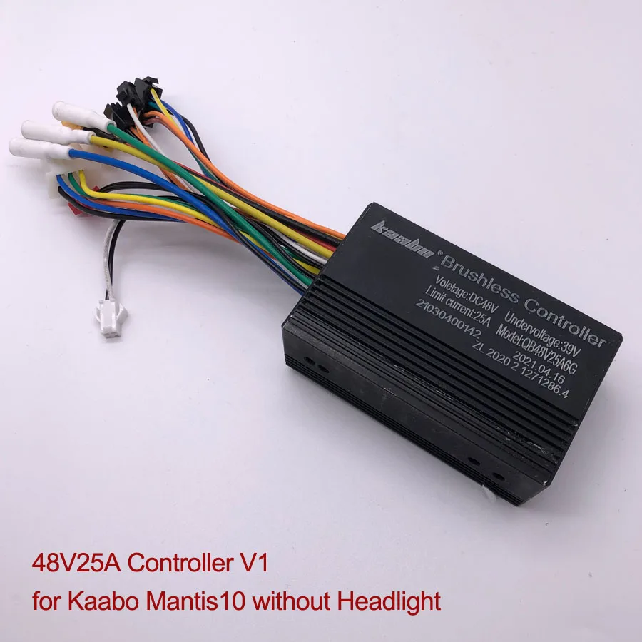 Mantis10 48V25A Sine Wave Brushless Controller 800W Hall Motor Kaabo Mantis 10inch Electric Scooter Spare Parts