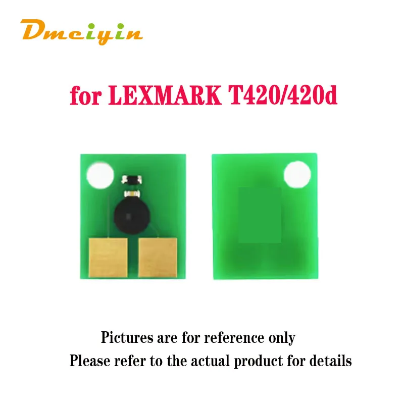 WW Version BK Color 12A7X10/12A7X15 Toner Cartridge Chip for Lexmark T420/420d