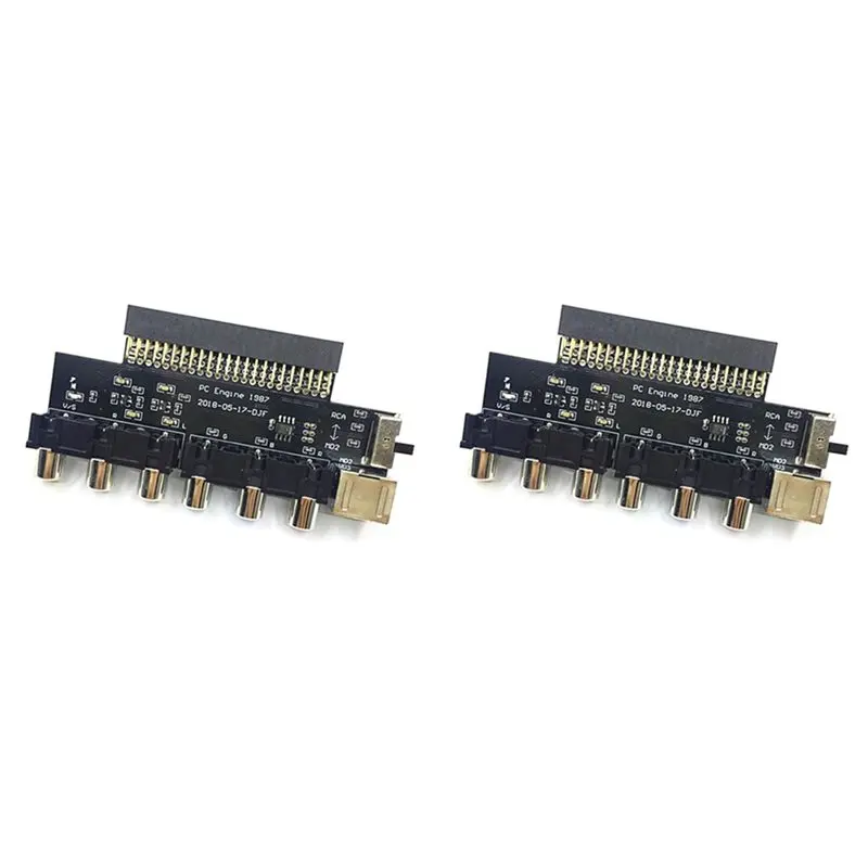 Exquisite-2X RGBS Card Video Booster RGBS Signal Output Audio Output For NEC PCE PC Engine Grafx For Grafx TV AC RGBS Conveter