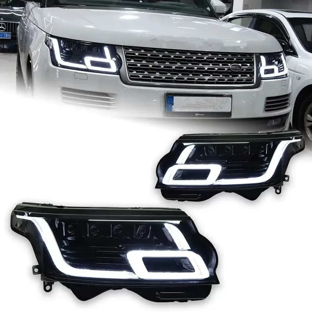 

Pop Administrative Version Car Head Lamp For Land Rover Range Rover Upgrade LED Auto Headlight Assembly 2013-2017