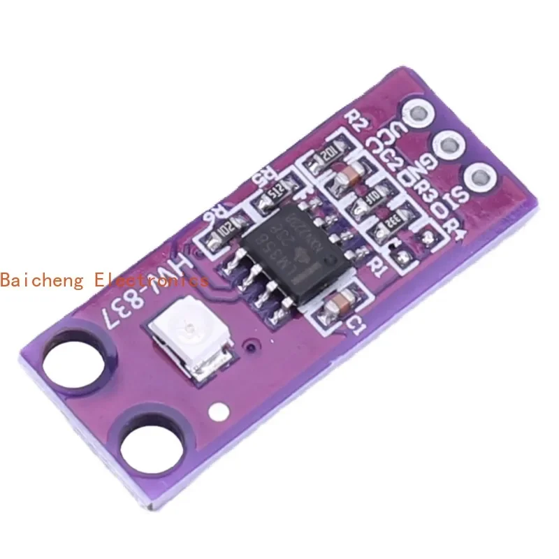 GUVA-S12SD Solar Ultraviolet Intensity Sensor 240nm-370nm Light Intensity Detection Sensor Board High Sensitivity for Arduino
