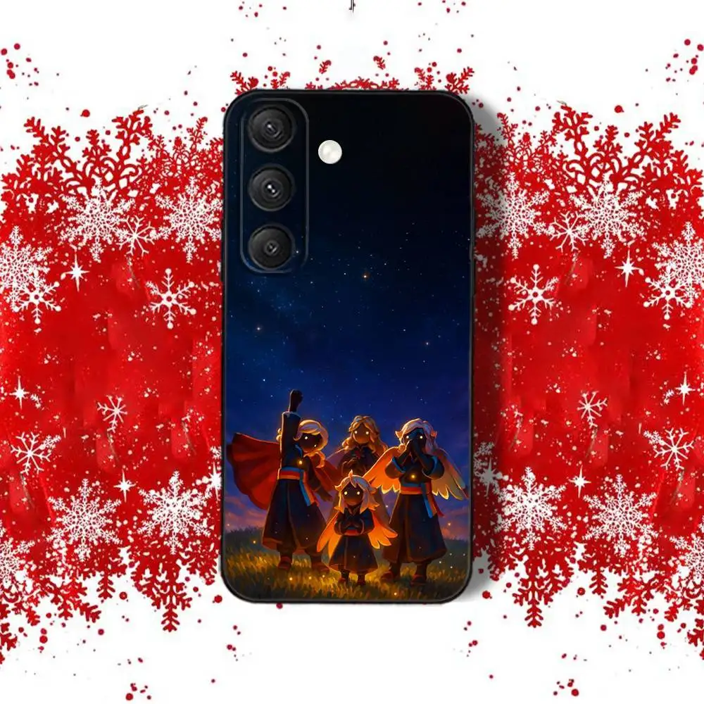 Funda de teléfono Children of the LightS SkyS para Samsung S22,S24,S20,S25,S23,S30,S21,Ultra,Plus,Fe,Lite 4G,5G, funda suave negra