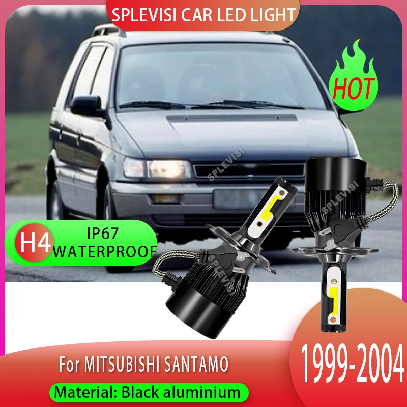 

The Color Rendering is Excellent 2PCS LED Car Headlight Bulb Headlamp For MITSUBISHI SANTAMO 1999 2000 2001 2002 2003 2004