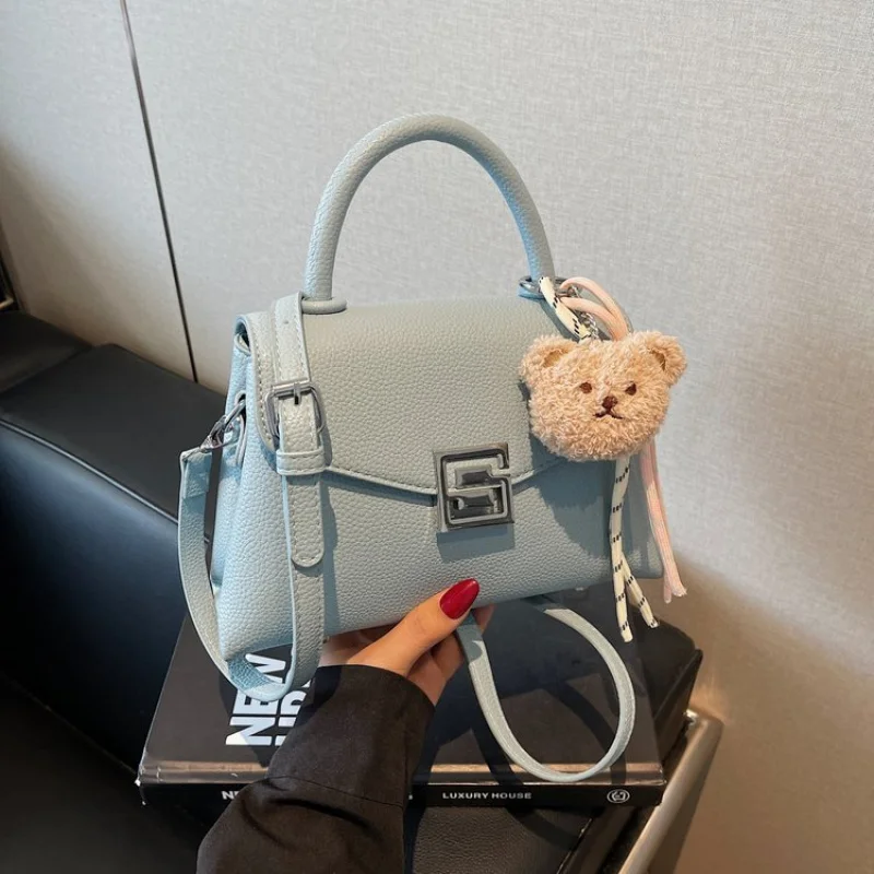 

Minimalist Vintage Crossbody Bag Women Casual Simple Messenger Solid Color Luxury High-End Trendy Best