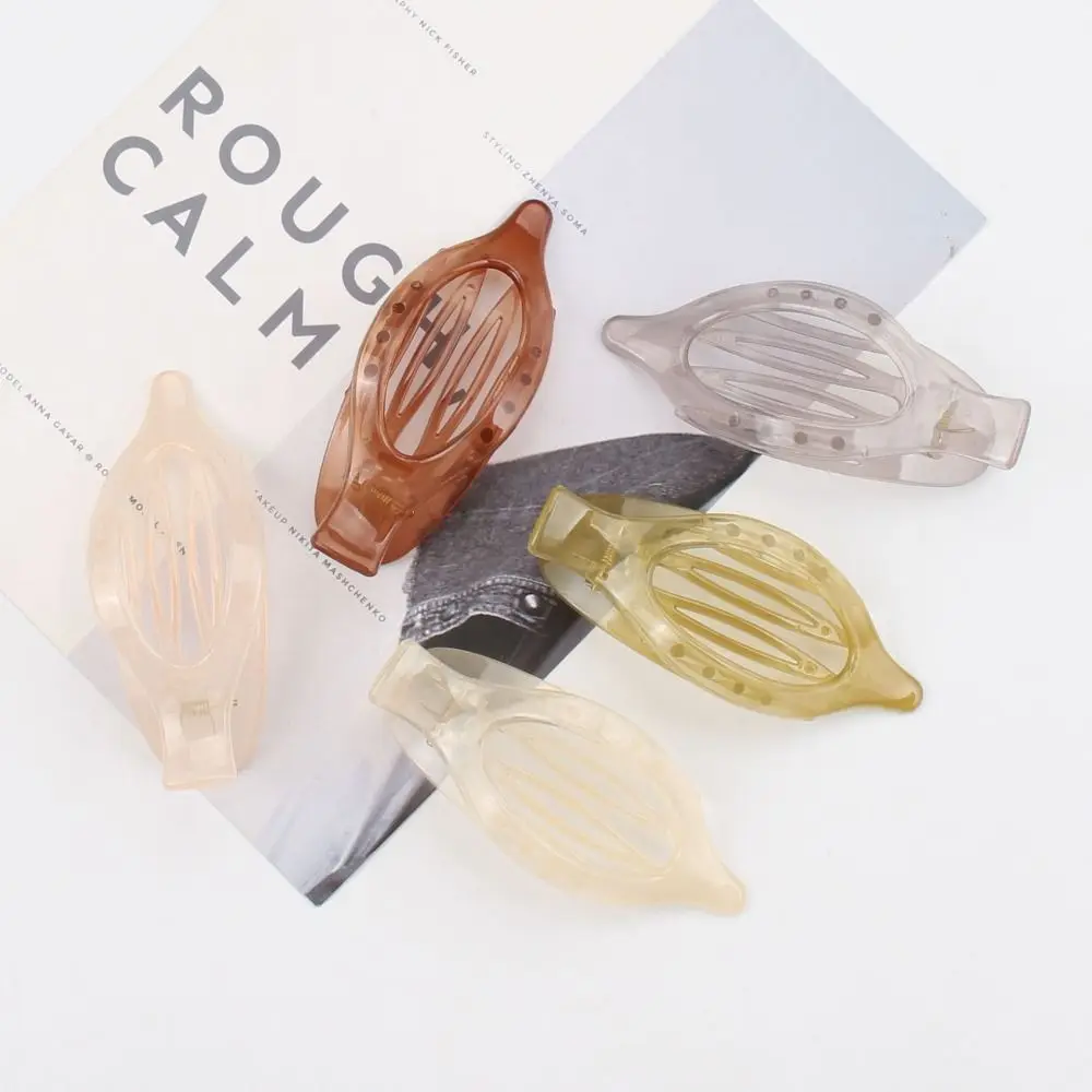 夏大アクリルクリップヘアピンファッション透明アヒルのくちばしヘアクリップヘアアクセサリー女性帽子