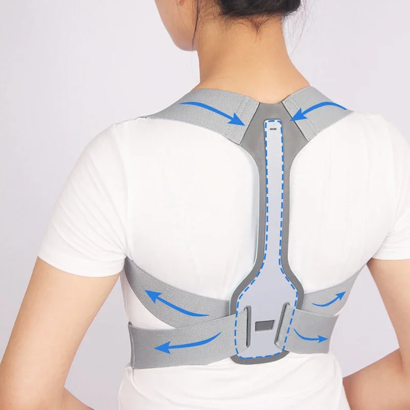 1PC Adjustable Back Shoulder Posture Corrector Belt Clavicle Spine Support Reshape Body Health Fixer Tape corrector de postura