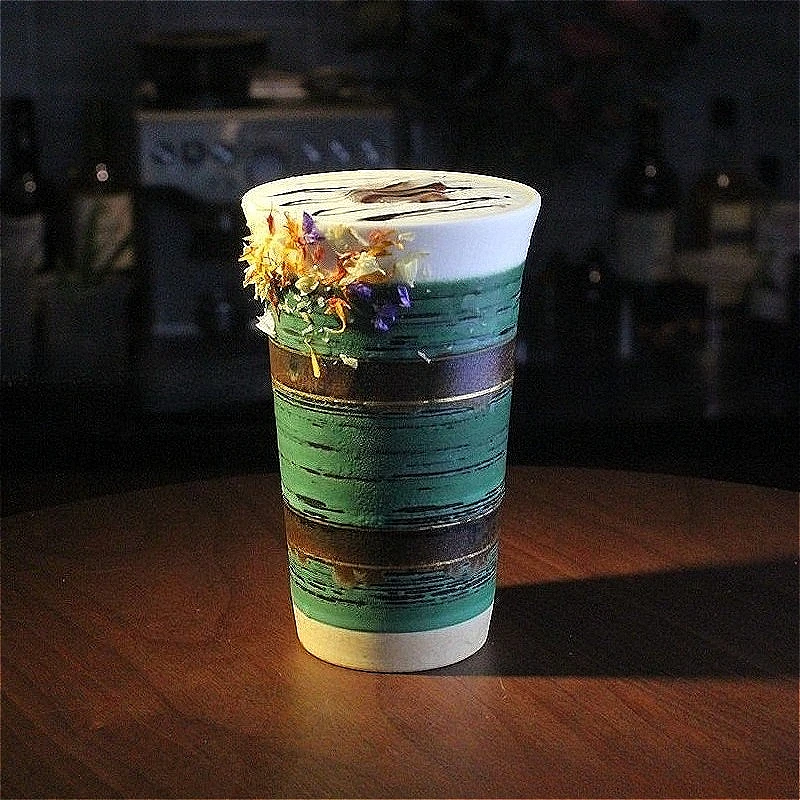 

Ceramic Funny Mug Hawaii Ceramic Tiki Mug Easter Island Tiki Mugs Creative Cocktail Cup Creative Halloween Gift for Bar Tools