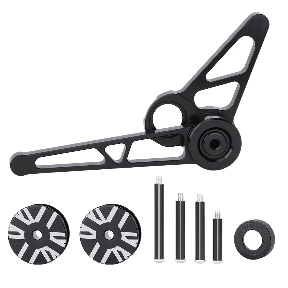 for 1-6 Speeds Folding Bike Rear Chain Tensioner Guide Wheel Tension Device Chain Stabilizer Adapter 1