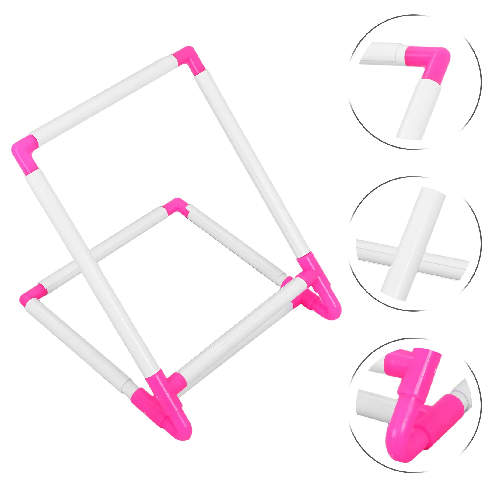 

1 шт. Держатель для вышивки крестом из ПВХ с зажимом, без рук, устойчивый, легко собирается и разбирается