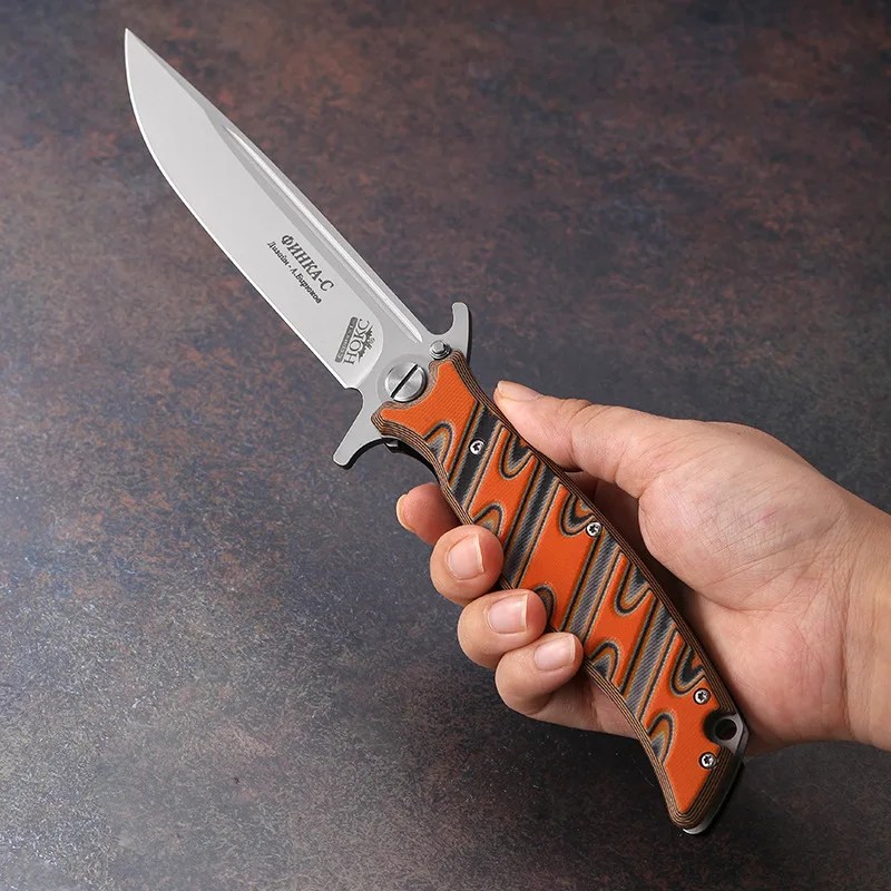 1pc,Outdoor camping folding knife, multi-functional high hardness folding knife, portable knife, fruit knife, self-defense knife