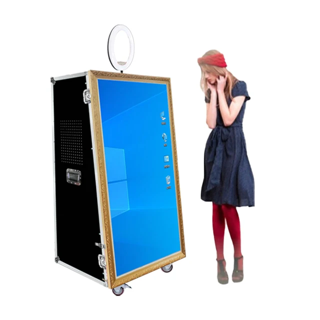 For  65 inch Portable Selfie Photo Booth Magic Photobooth Mirror