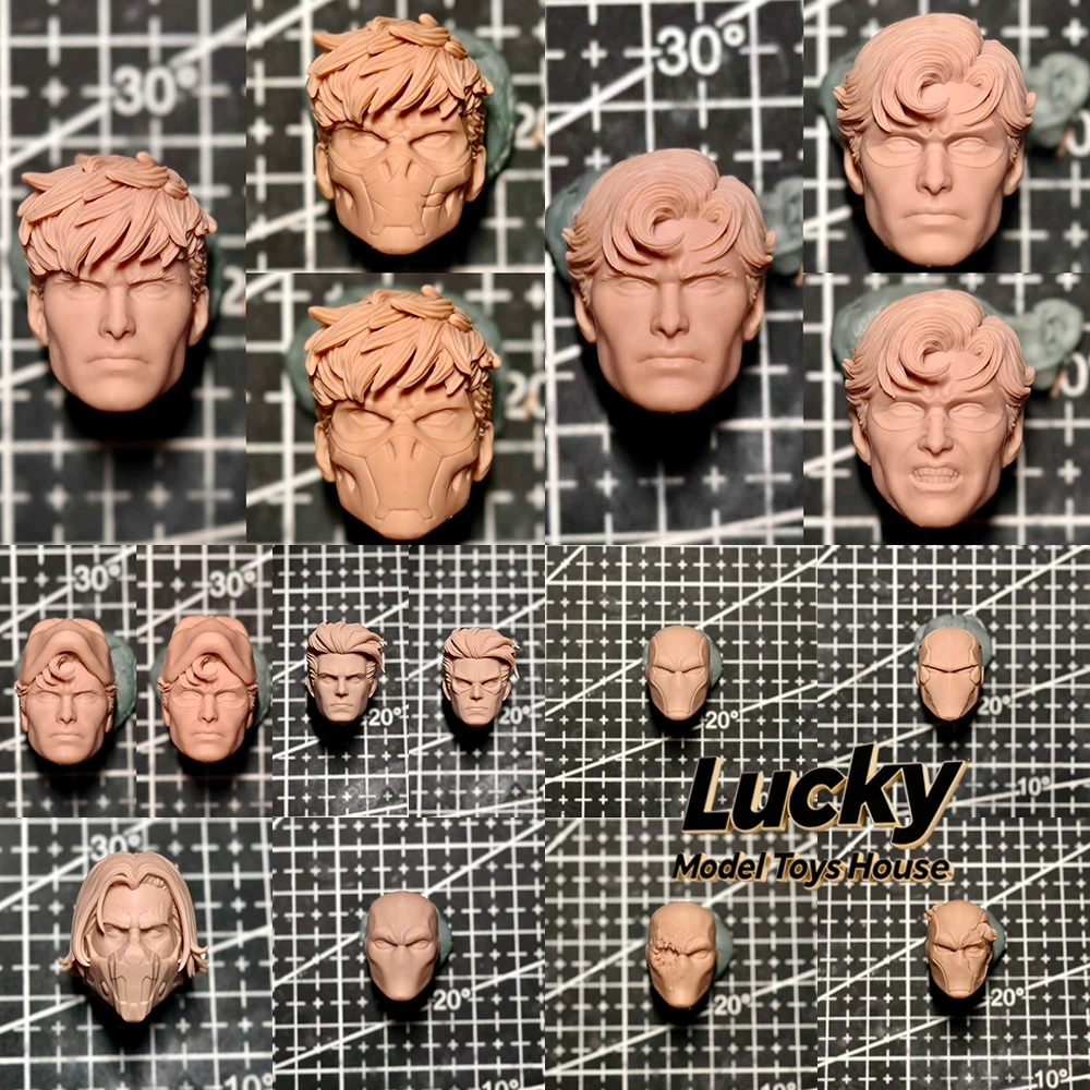 1/12 Anti-hero Man Figure Red Hood White Model Jason Todd Head Sculpt Customization For 6