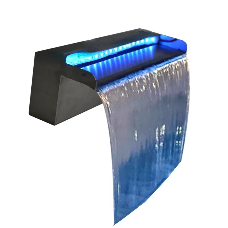 Swimming pool waterfall spillway/Courtyard landscaping water curtain wall fish pond water landscape decoration flow sink outlet