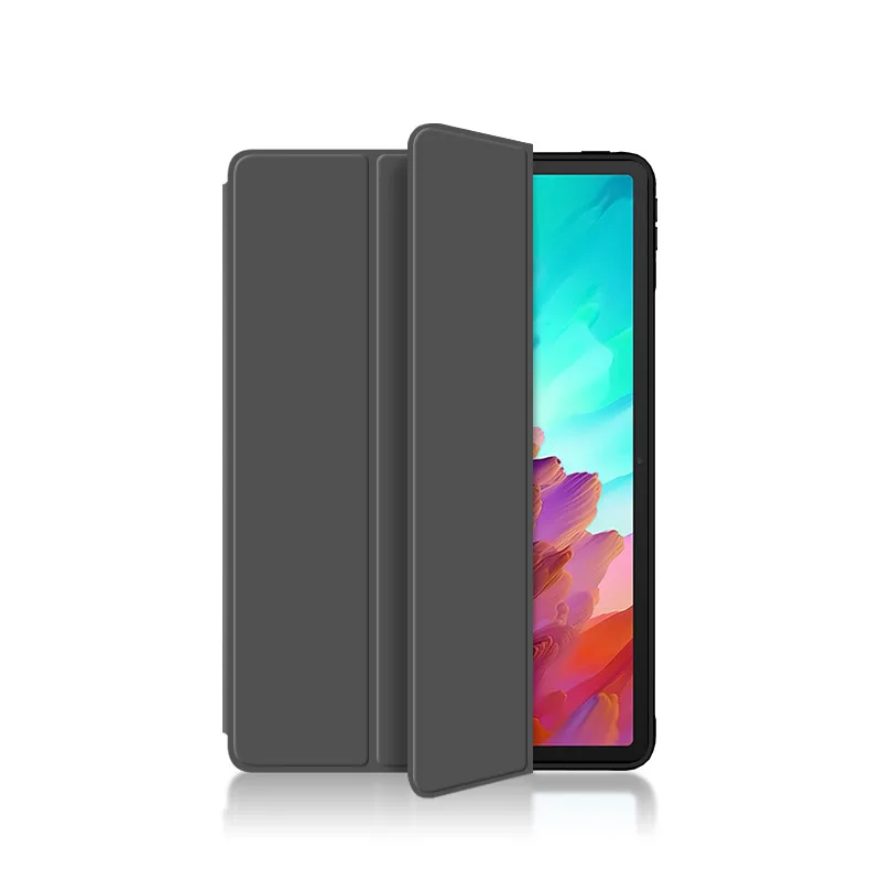 غطاء خلفي ناعم من الجلد الصناعي ثلاثي الطي لهاتف Lenovo Tab P12 ، حافظة لهاتف Xiaoxin Pad Pro 12.7 ، 12.7 in ، 2023