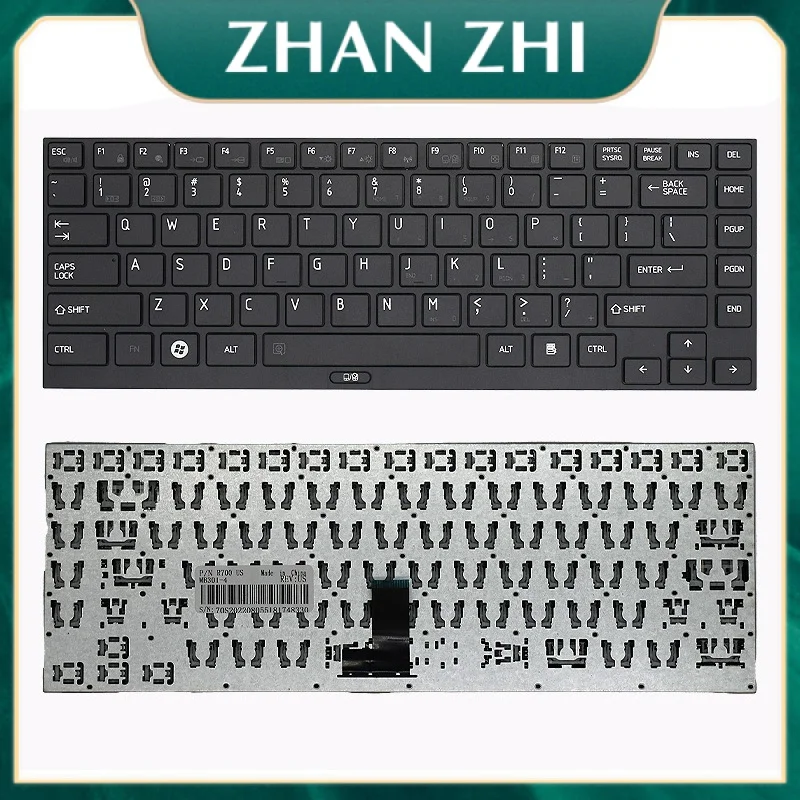 New Laptop Rreplacement Keyboard Compatible for Toshiba Portege R700 R705 R730 R731 R630 R631 RX3mt s266e