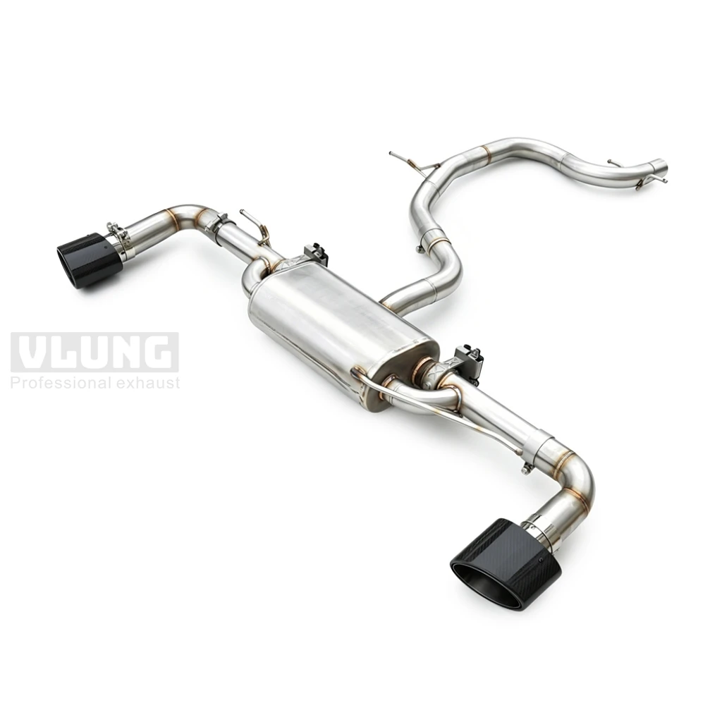 Valvetronic Catback Exhaust System T304 Stainless Steel Exhaust Valve For SEAT Leon Cupra 2.0T 2006-2012 Sport Muffler Pipe