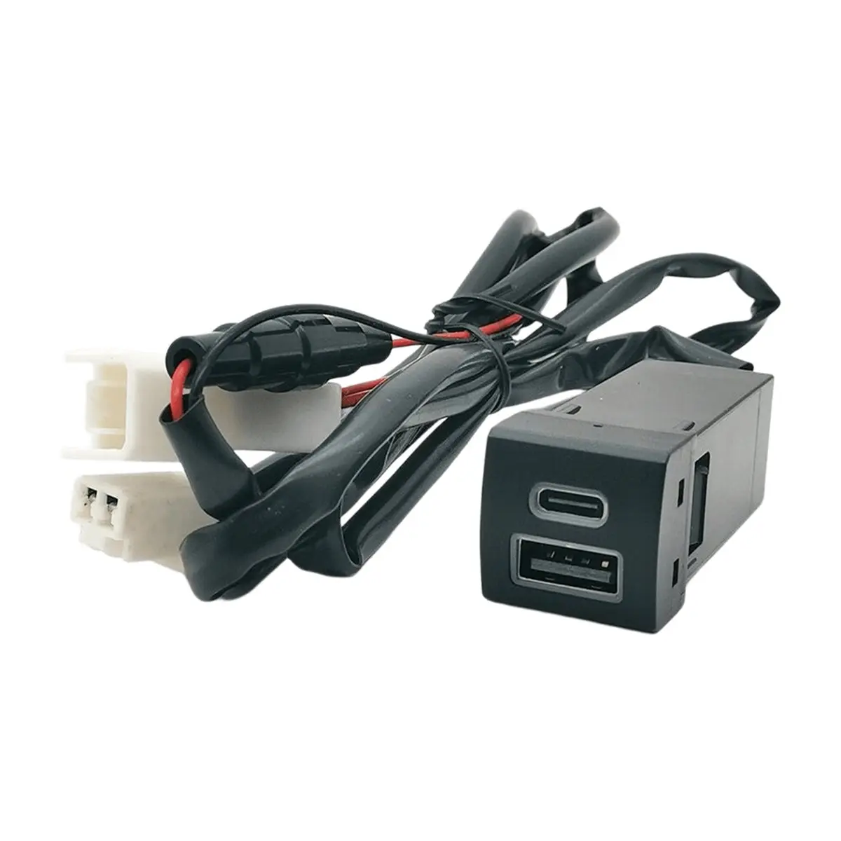 A67F Car Charging Socket PD Type-C Socket QC3.0 USB Socket Charger Socket for Toyota Highlander Rav4 Camry Corolla 18-22