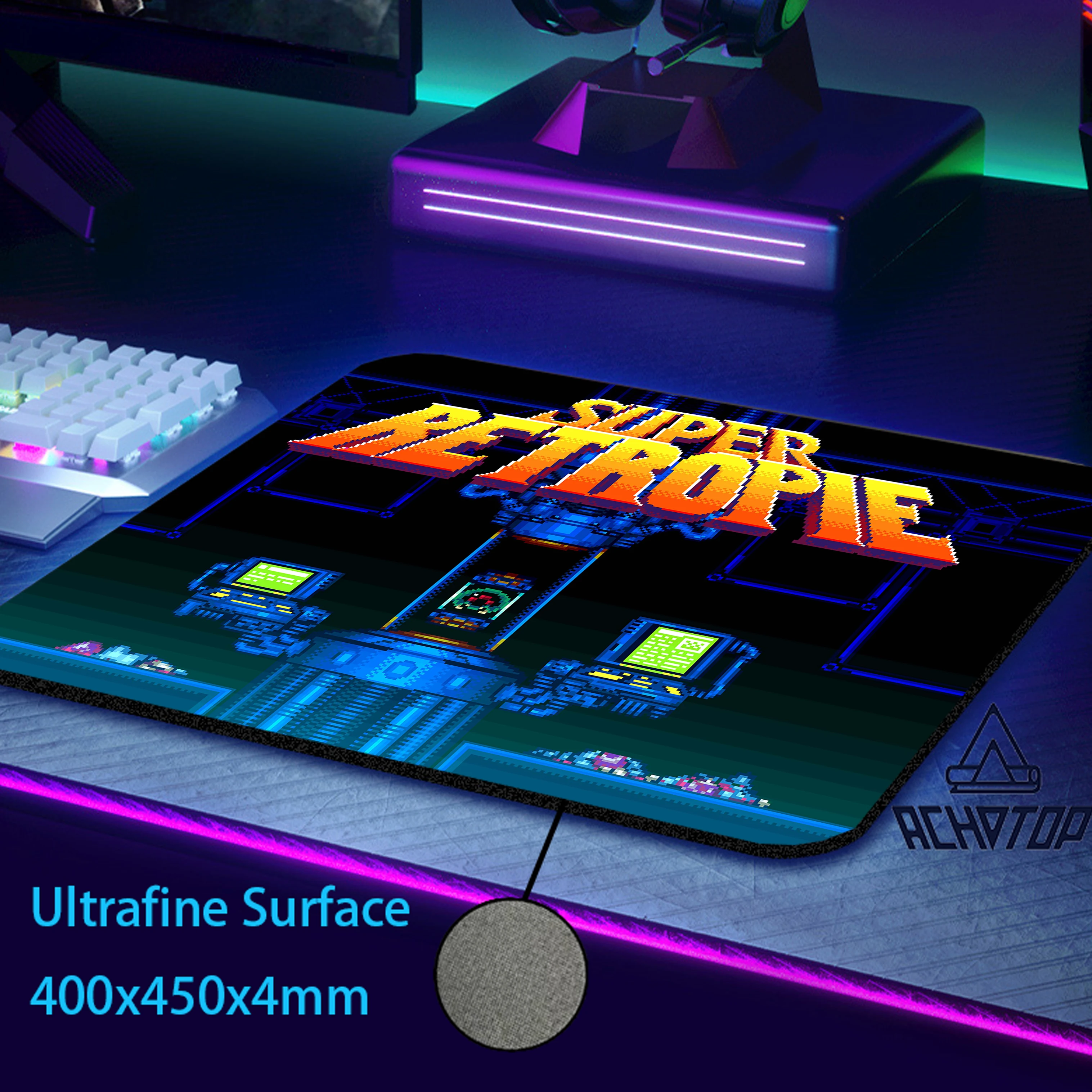 Pixel Game Ultrafine Surface Mouse Pad E-Sports Gaming Mousepad Balance Mouse Mat Computer Desk Mat Professional Keyboard Pad