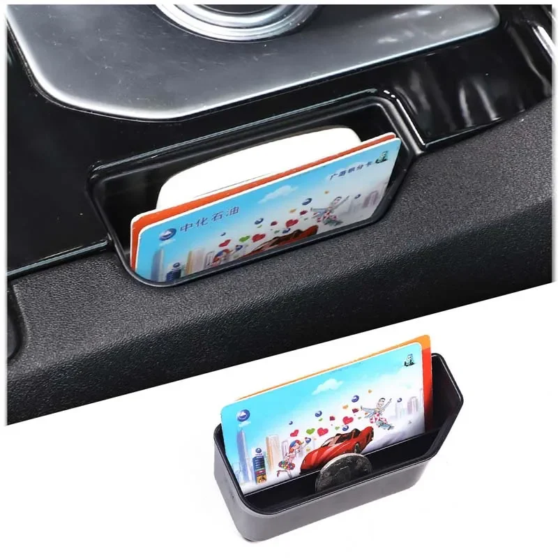 

1Pcs ABS Black For 2010-2016 Land Rover Discovery 4 LR4 Car Styling Car Gear Storage Box Phone Tray Car Interior Accessories