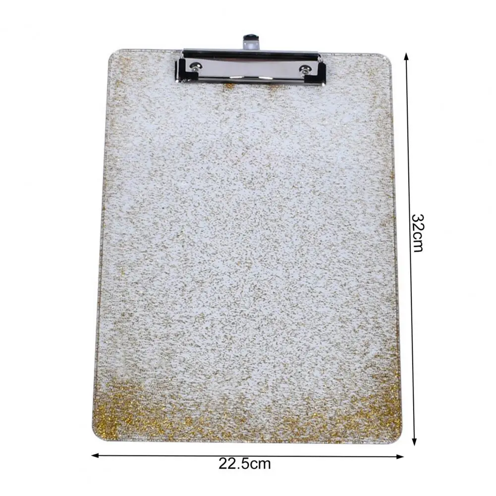 A4 Clipboard With Hook Plastic Clip Board File Folders Document Holders Transparent Candy Color Writing Board Clip Folder Board