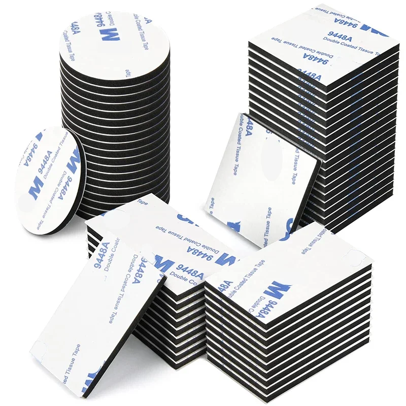 10/20Pcs Double Sided Foam Tape Square Self Adhesive Pad Mounting Foam Fixing Tape Waterproof Sticky Dots for DIY Craft Supplies