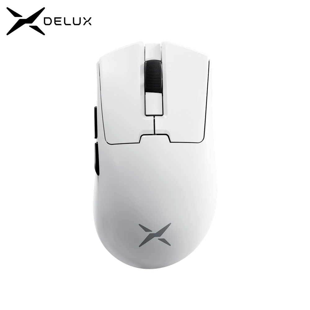 

Delux M900mini PRO Wireless Ergonomic Gaming Mouse Ultra-Lightweight 40g PAW3395 8K Hz for Medium to Small Hands PC Laptop Gamer