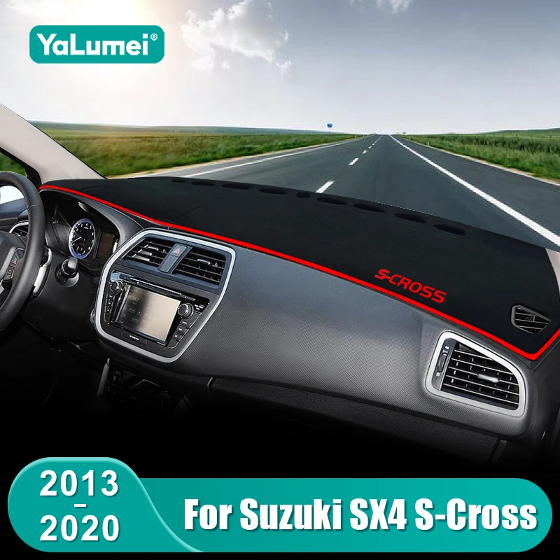 

Для Suzuki SX4 S-Cross 2013 2014 2015 2016 2017 2018 2019 2020 sx4 Солнцезащитный козырек на приборную панель автомобиля Нескользящий коврик Аксессуары