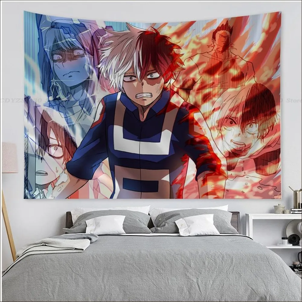 Todoroki Shoto Tapestry Chart Tapestry Home Decoration hippie bohemian decoration divination Wall Hanging Home Decor