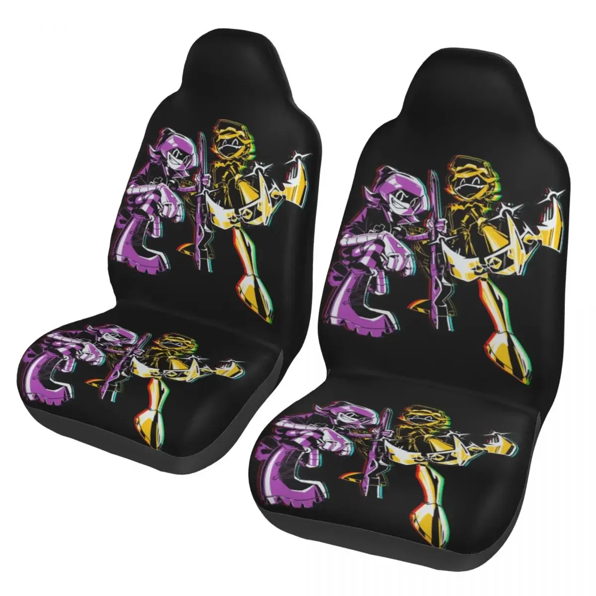 N And Uzi Doorman Universal Car Seat Cover Four Seasons Women Murder Drones Car Seat Mat Fabric Seat Protector