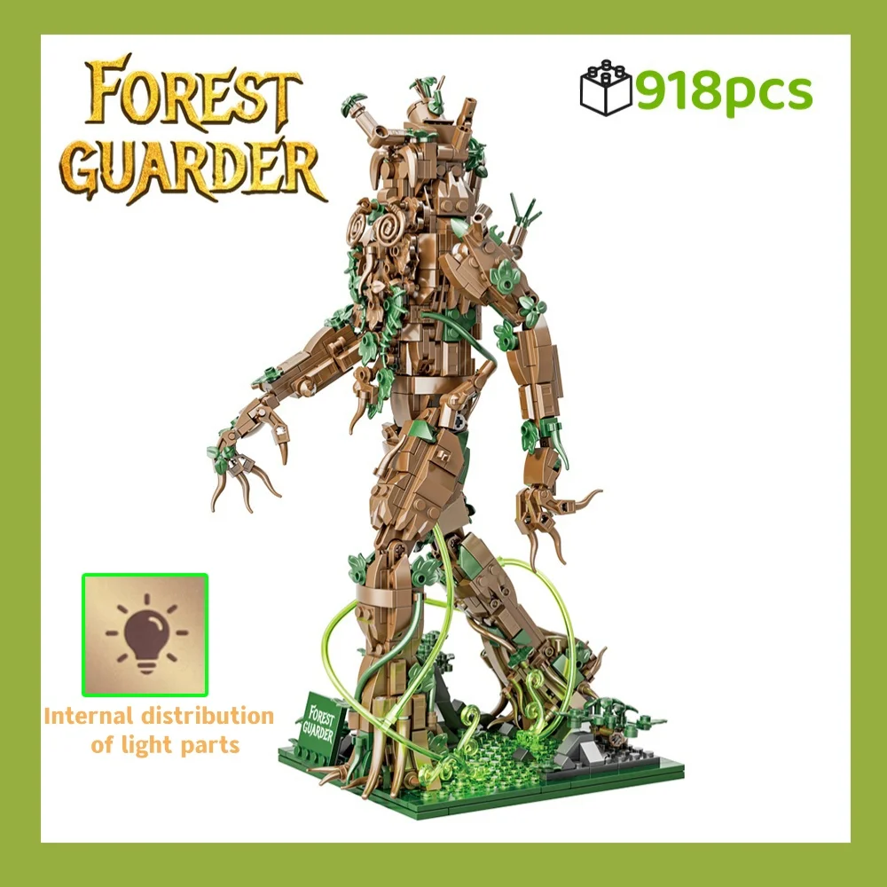 2024 New Classic Film Forest Guard Tree Man Ents Magic Monster LOTR Building Blocks Bricks Figure Model Assemble Toy Kid Gift