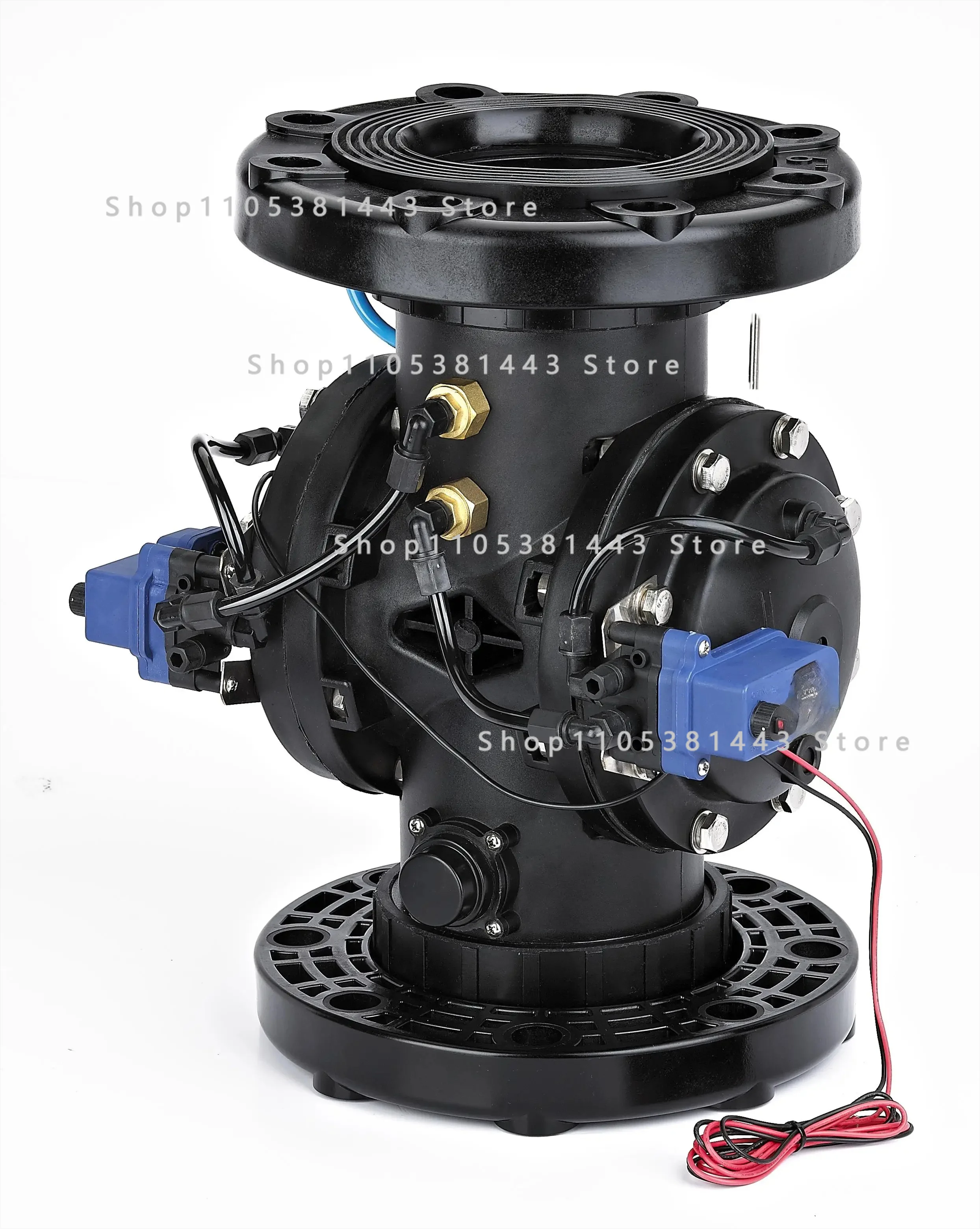 Hydraulic on/off 12VDC 24VAC Plastic Valve Sprinkler 6 Inch Irrigation Electric Solenoid Control Valve