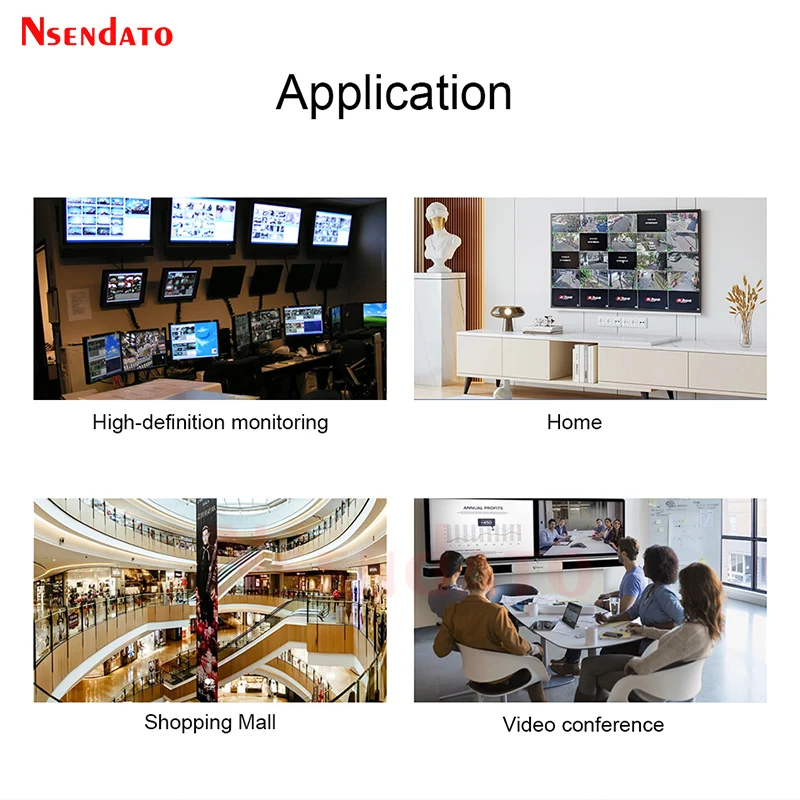 4K HDMI إلى AHD محول الصوت والفيديو اثنين BNC AHD مراقب مزامنة الناتج العرض المزدوج 1 في 2 خارج 1 إلى 2 للكاميرا الكمبيوتر إلى شاشة التلفزيون