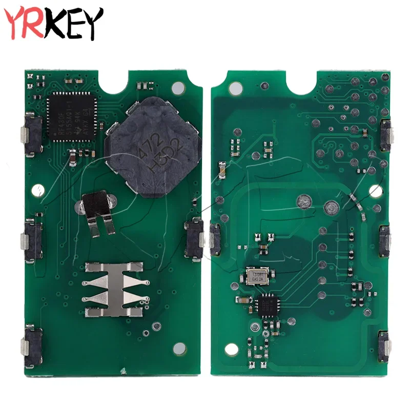 Car Key for Volvo S40 S60 S90 XC40 XC60 XC90 2016-2020 Remote Auto Smart Key Fob Housing FCC ID: YGOHUF8423 8A Chip 433.92Mhz