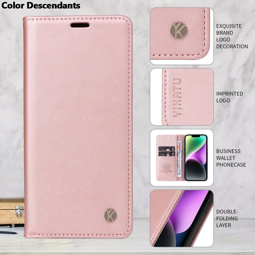 Чехол-книжка кожаный для Xiaomi Poco M6 X6 Pro C65 PocoM6 PocoX6 MiX6 Pro