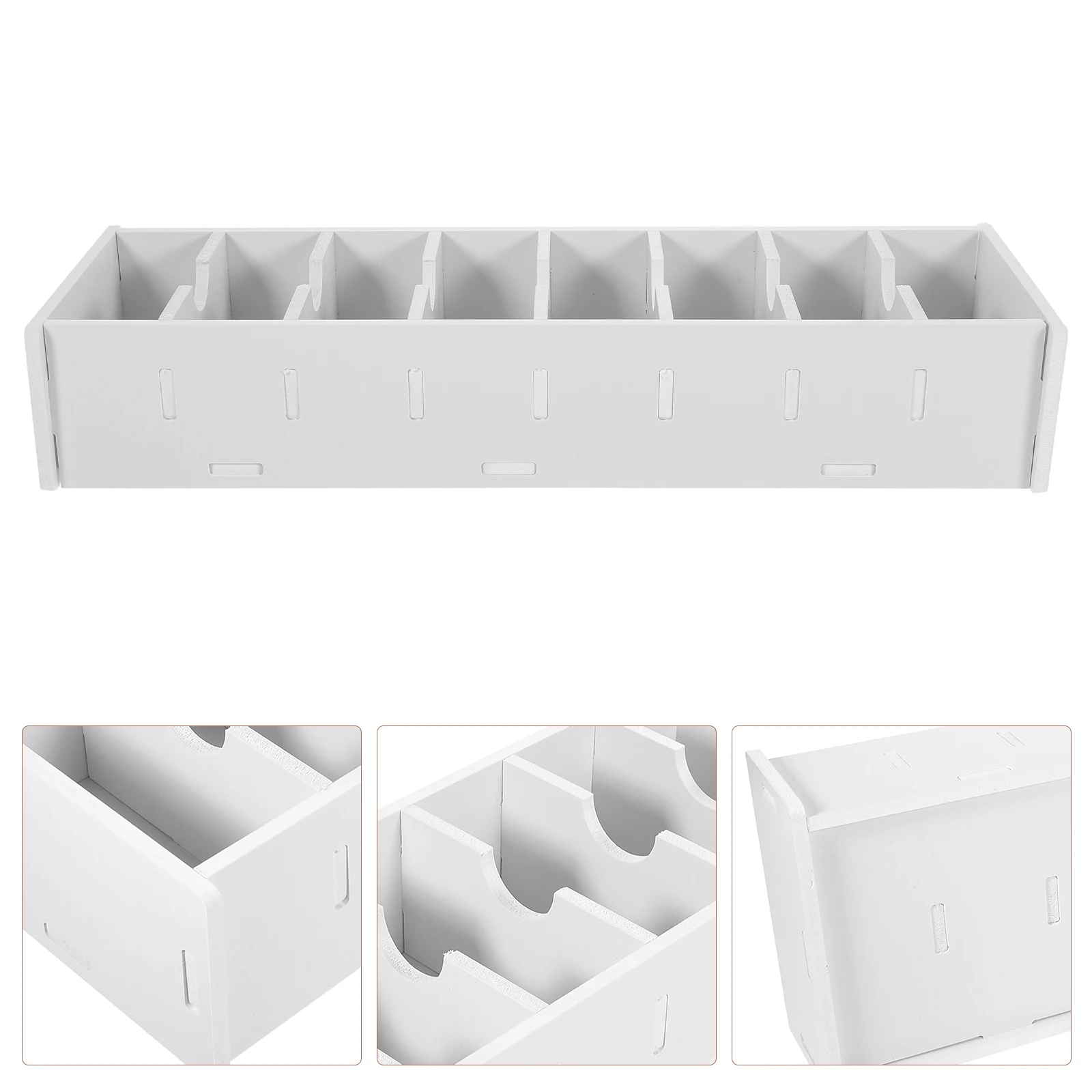 

Business Card Holder White Multilayer Material Office Organizer Stand Box Storage Display Suitable Meetings Exhibitions