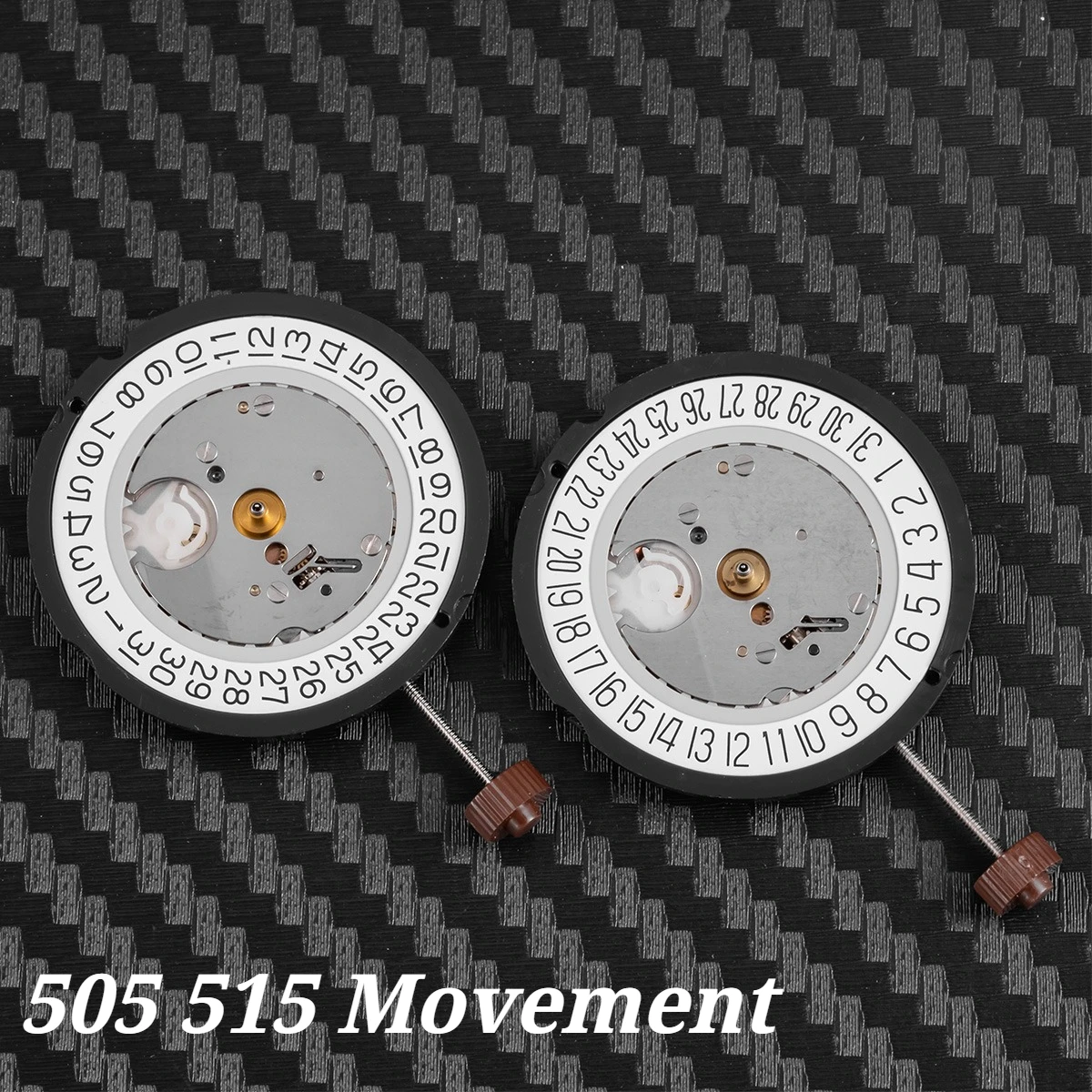 New Ronda 505 515 Movement Quartz Electronic Movement Watch Accessories 3 Hands Date Displayed At 3 O'clock/At 6 O'clock