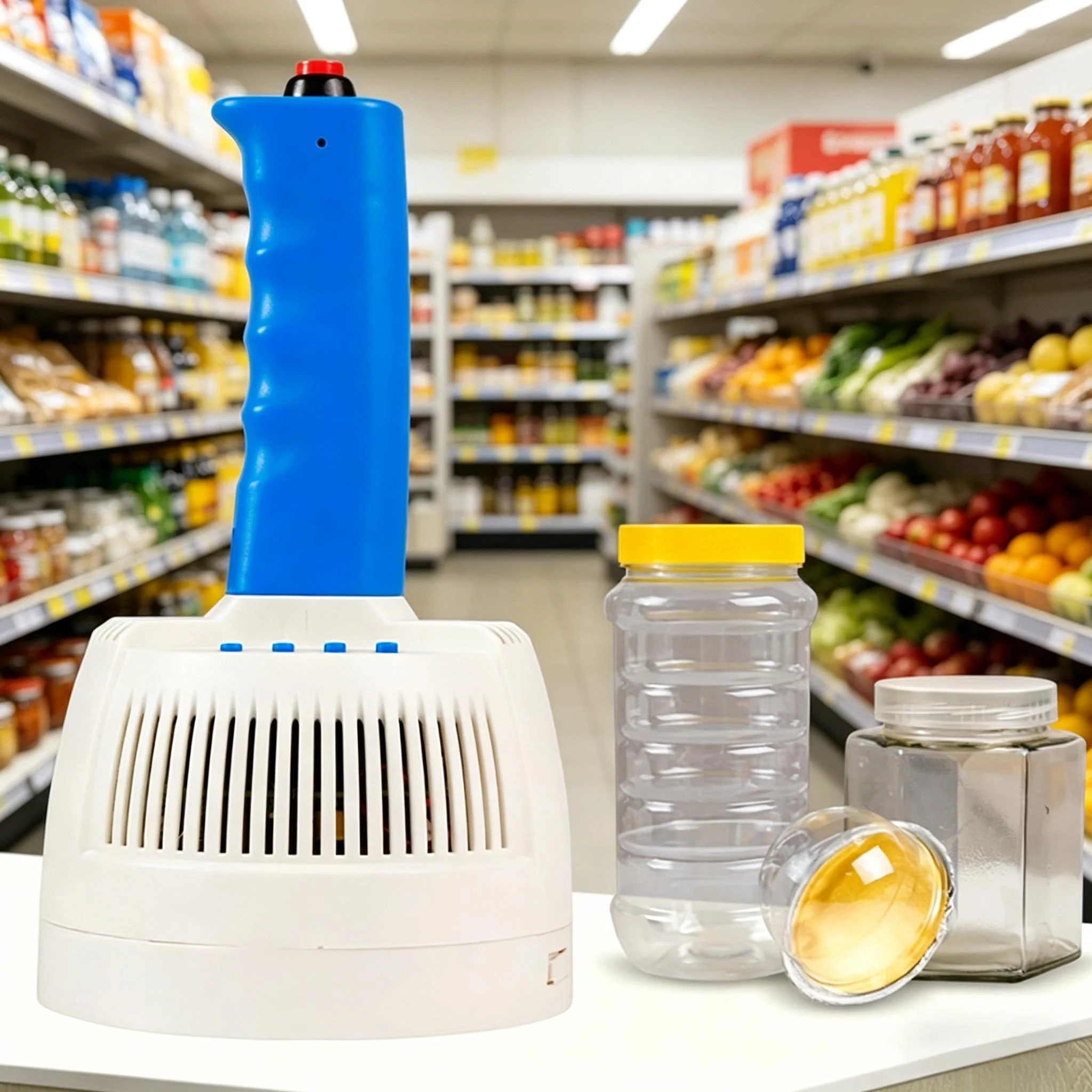 

Ручной индукционный запайщик с 5 режимами регулировки, 220В, для запайки алюминиевой фольгой, 20-100 мм, для пластиковых/стеклянных бутылок