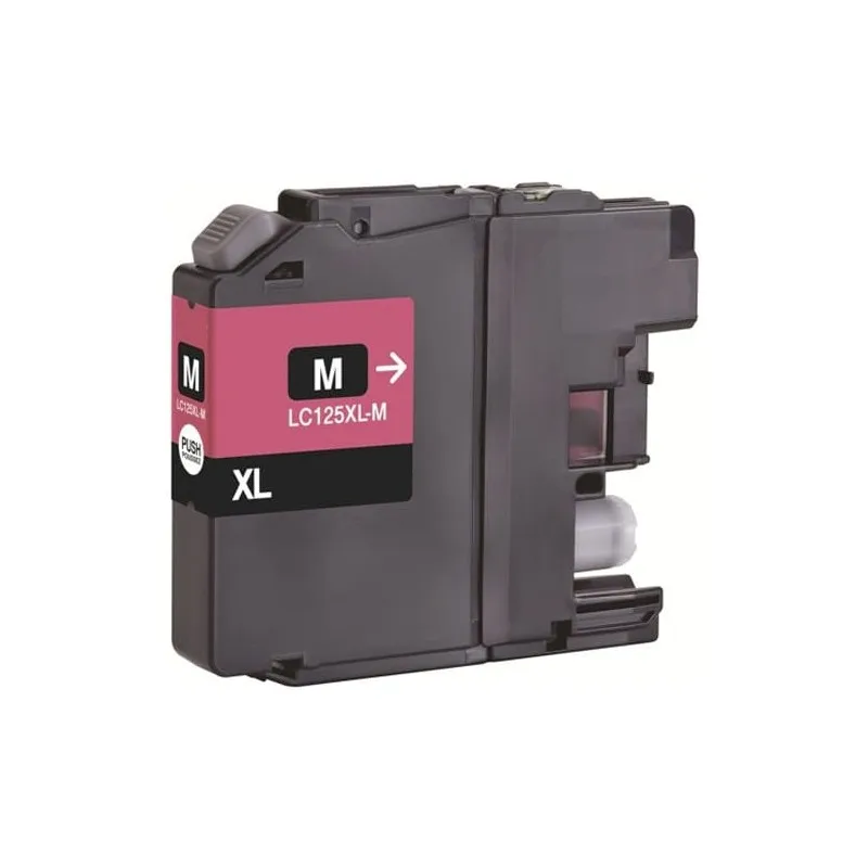 Alternative ink cartridge Brother MAGENTA B125XLM, replaces LC125XLMBP XBLC125XLMC imprimirbien.com