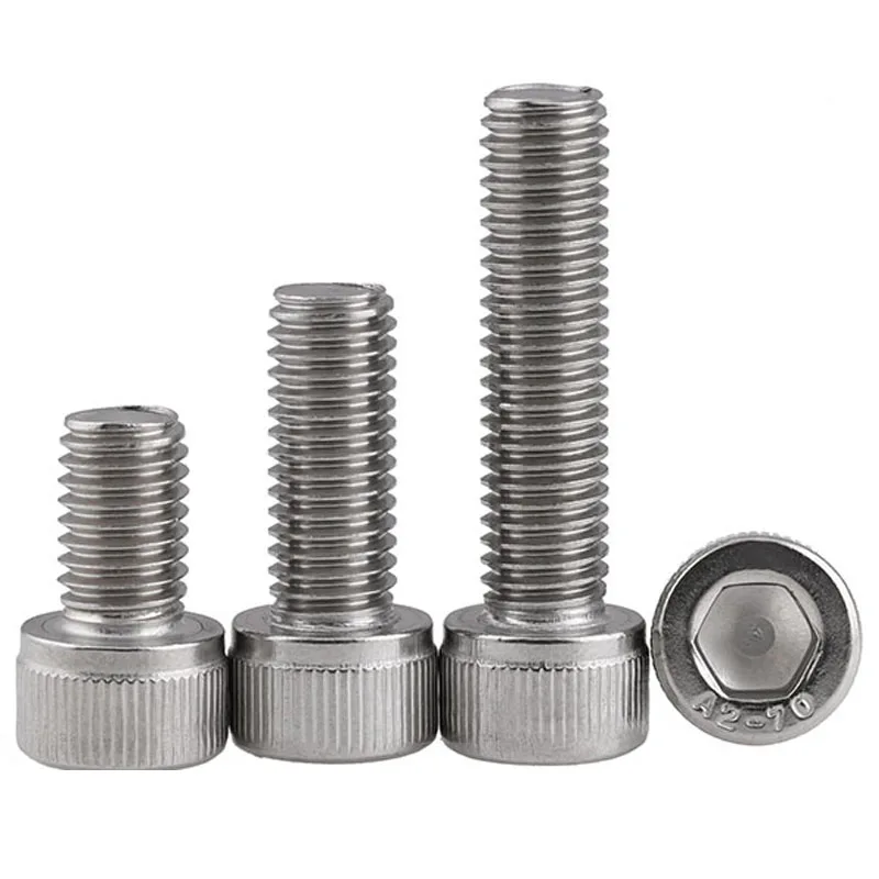 UNF US Standard Hex Socket Head Screws 304 Stainless Steel Fine Thread Allen Bolt 0#-80 2#-56 4#-40 6#-32 8#-32 10#-24 10#-23