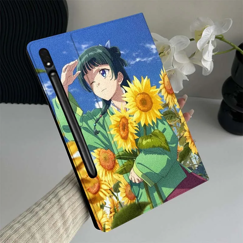 

Anime Apothecary Diaries Hot Tablet Case For Samsung Galaxy Tab S7 S8 S9 S10 FE Lite Gift