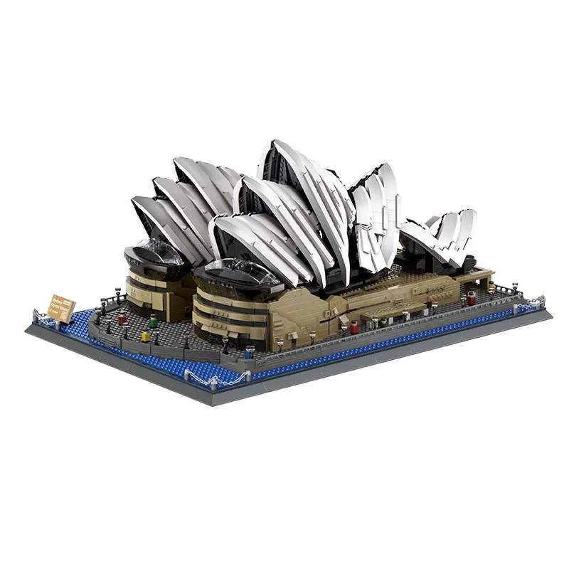 Creative Streetscape World Famous Modern Art Architecture Building Block Australia Sydney Opera House Street View Toys For Gift