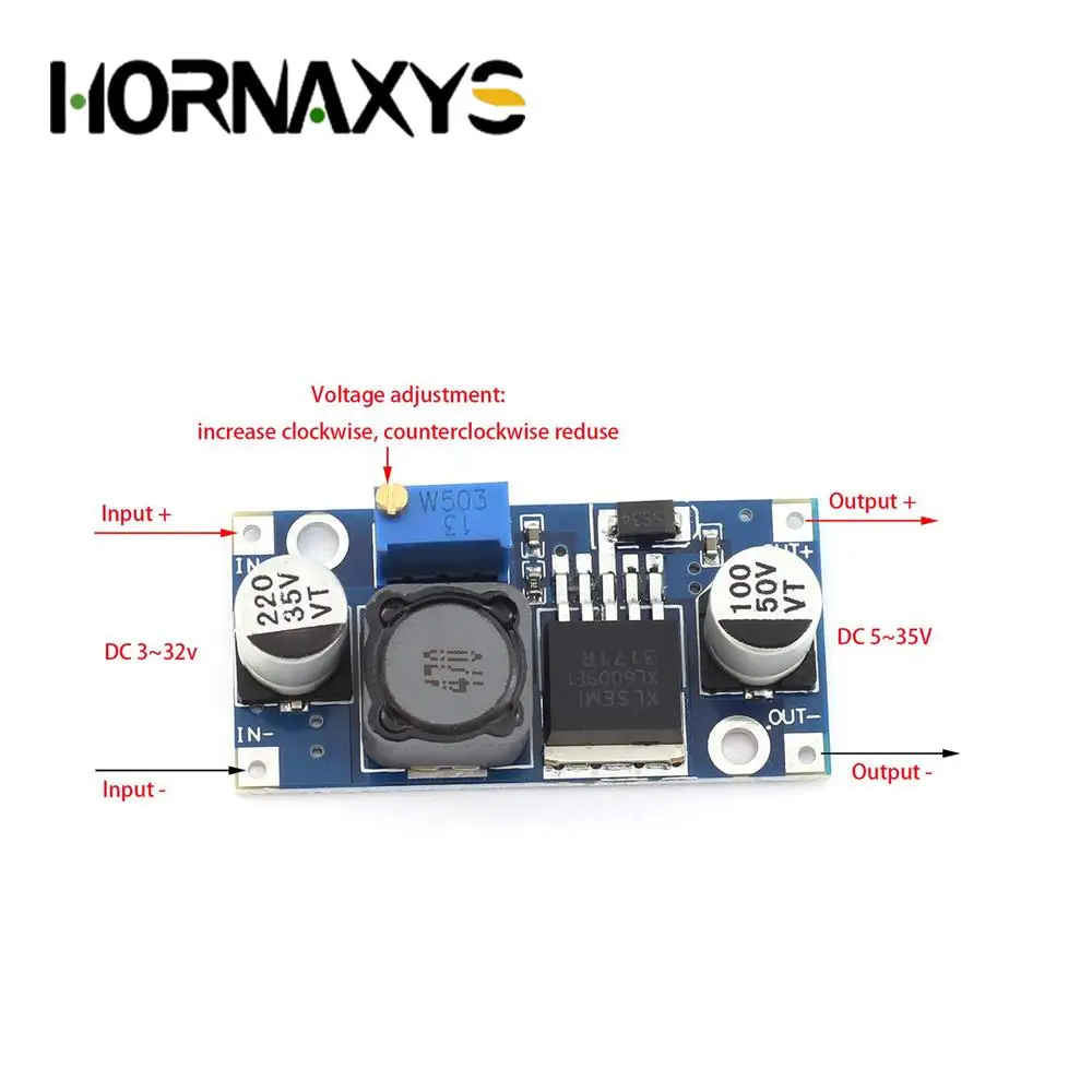 1-10PCS XL6009 DC-DC Booster module Power Supply module output is adjustable Super LM2577 step-up Module