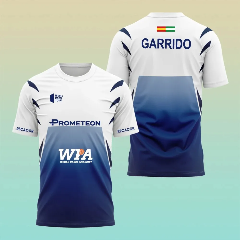 

Badminton Men Women T-shirt Gradient Printed Outdoor Tennis Short Sleeve Quick-Drying T Shirts Man Oversized Sportswear Clothing