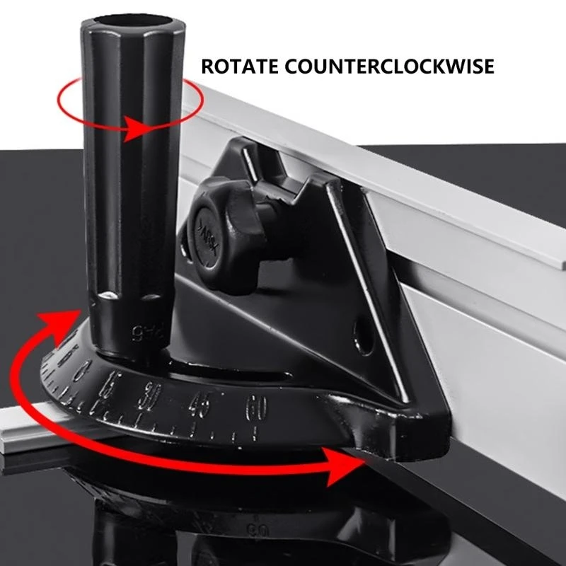 Professional Plate Ruler Miter Gauges Adjustable For Table Sawing Multifunction Push Block Fence System Woodworking