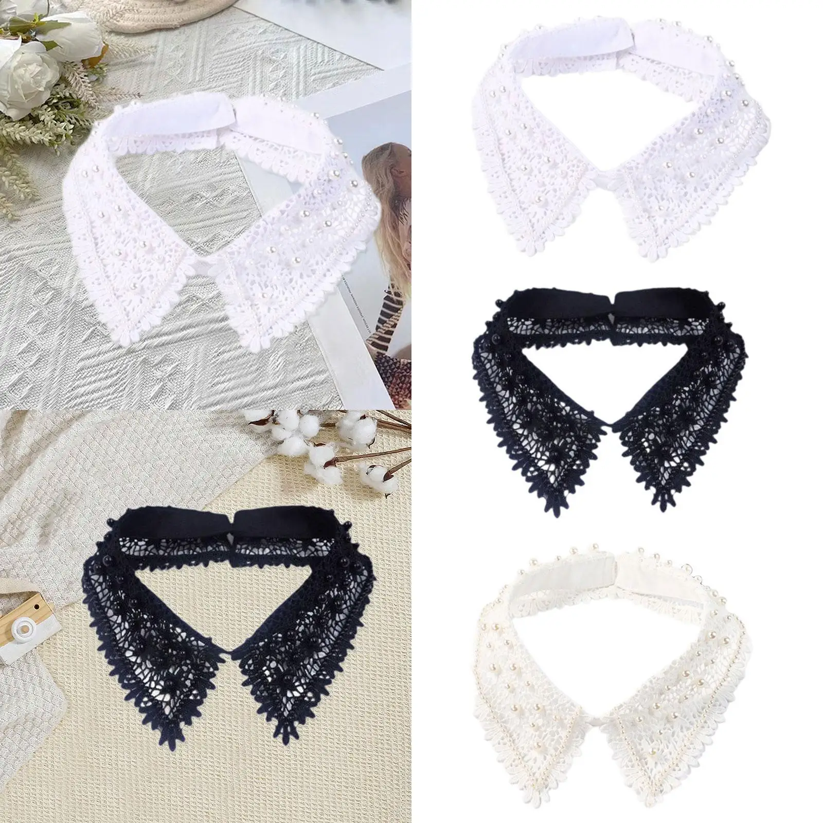 Detachable Collar Decorative Women Girls Choker for Apparel Sweaters Clothes