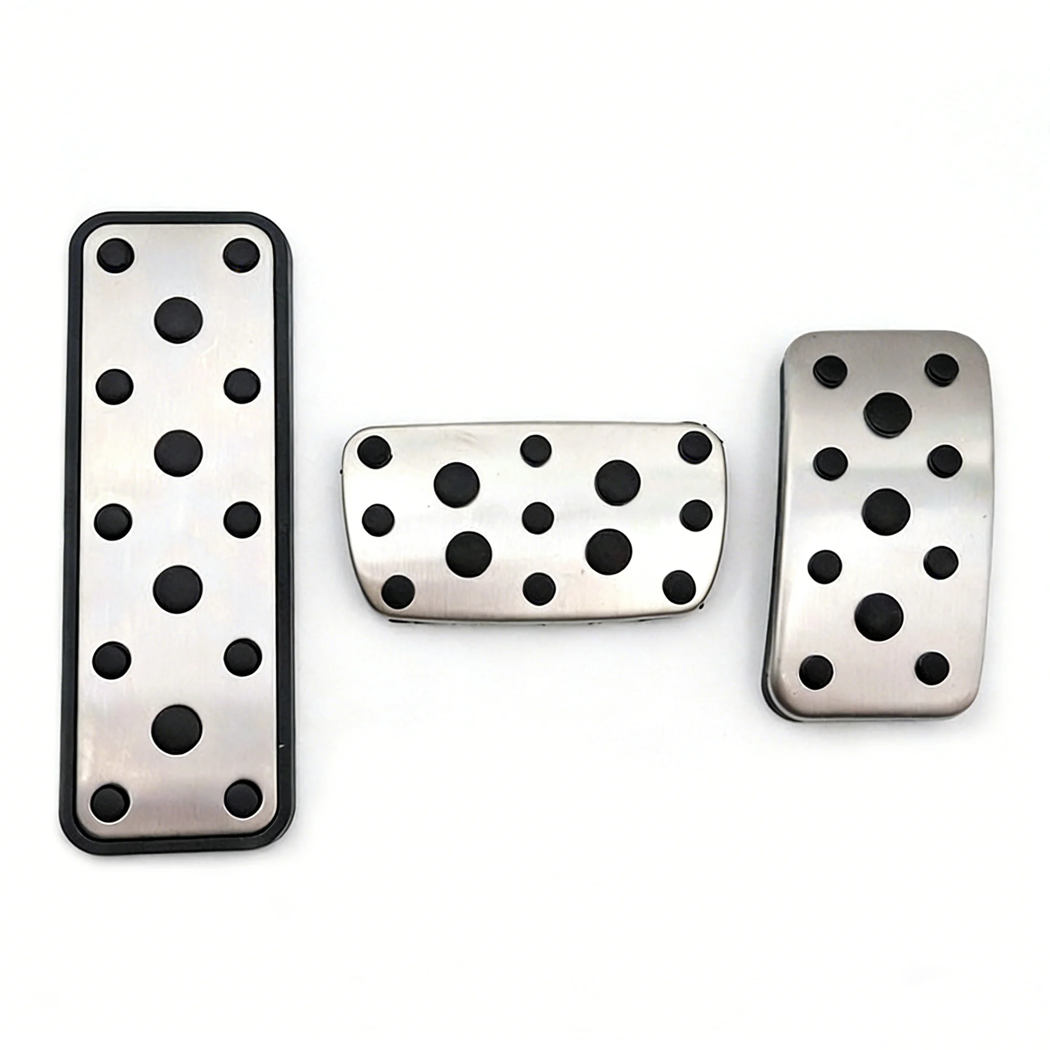 Cubiertas de Pedales Antideslizantes de Aluminio para Subaru Legacy 2016-2020 y Outback 2014-2020, Juego de Pedales Deportivos sin Perforación (Freno, Acelerador)