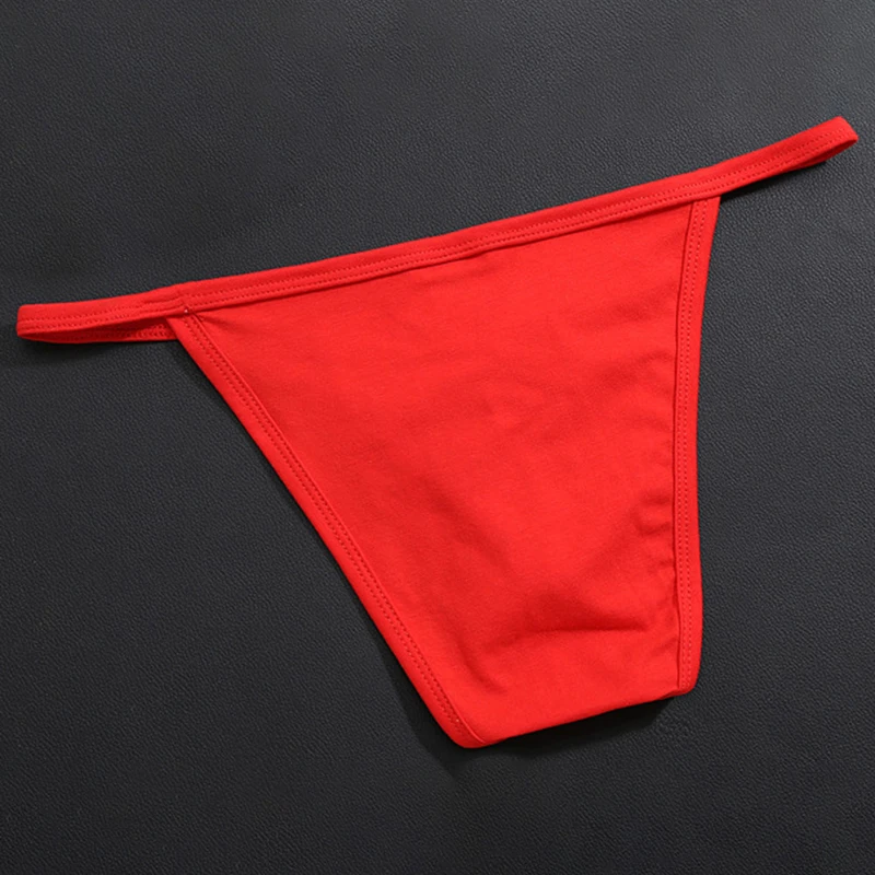 

Male Briefs Men Underpants Underwear Breathable Lingerie Sexy Comfy Bulge Pouch Low-Rise G-String Solid Panties