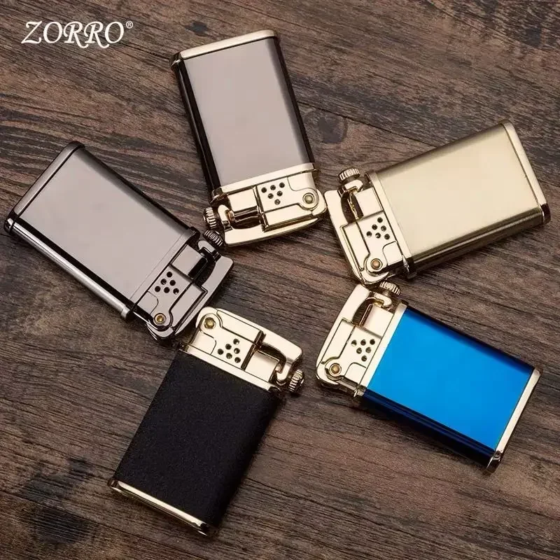 Zorro Personalized Catapult Windproof Metal Lighter Creative Retro Pure Copper Kerosene Lighter Cigarette Lighter Men\'s Gift