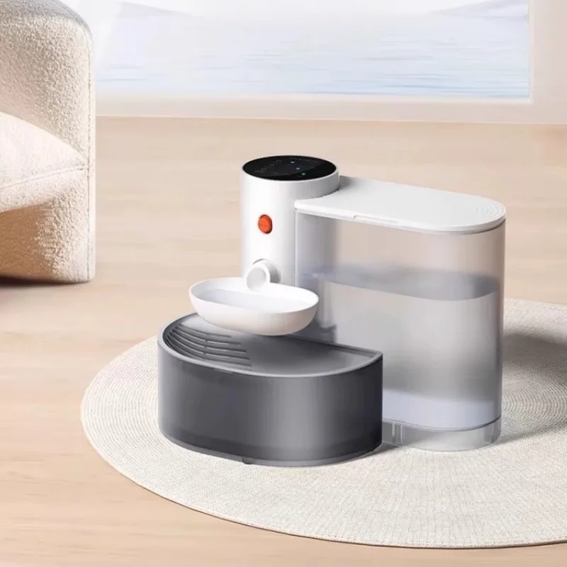 

Автоматический умный фонтан для воды для домашних животных, беспроводная керамическая миска для кошек и собак, циркулятор с сенсором и поддержкой без вилки, предметы для кормления домашних животных