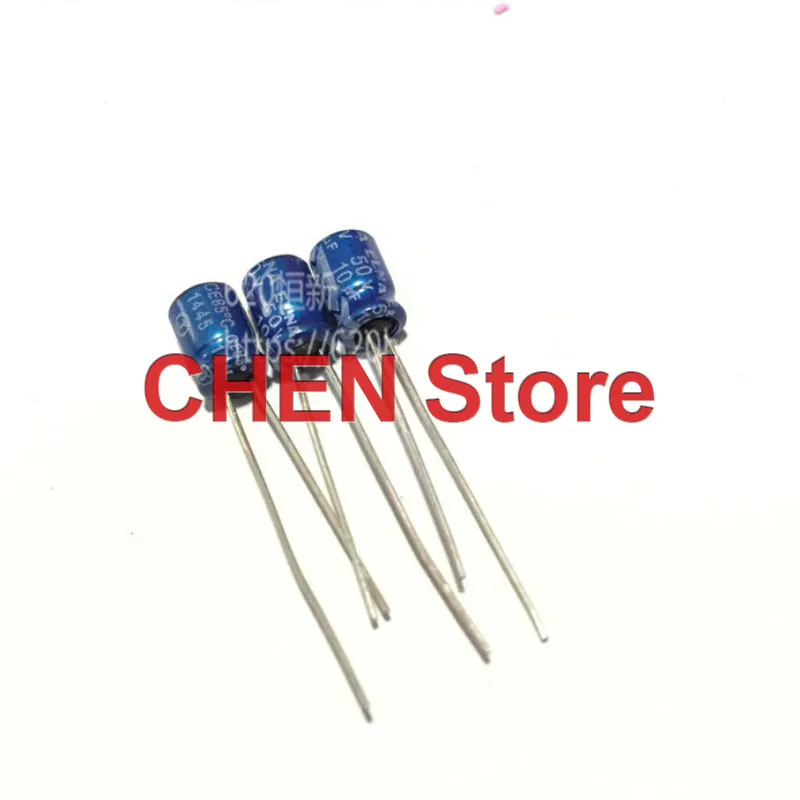 20PCS/50PCS Malaysia ELNA blue robe 10uf 50v RC2 50V10UF 5X7MM audio electrolytic capacitor 10uF/50V Ultra small size